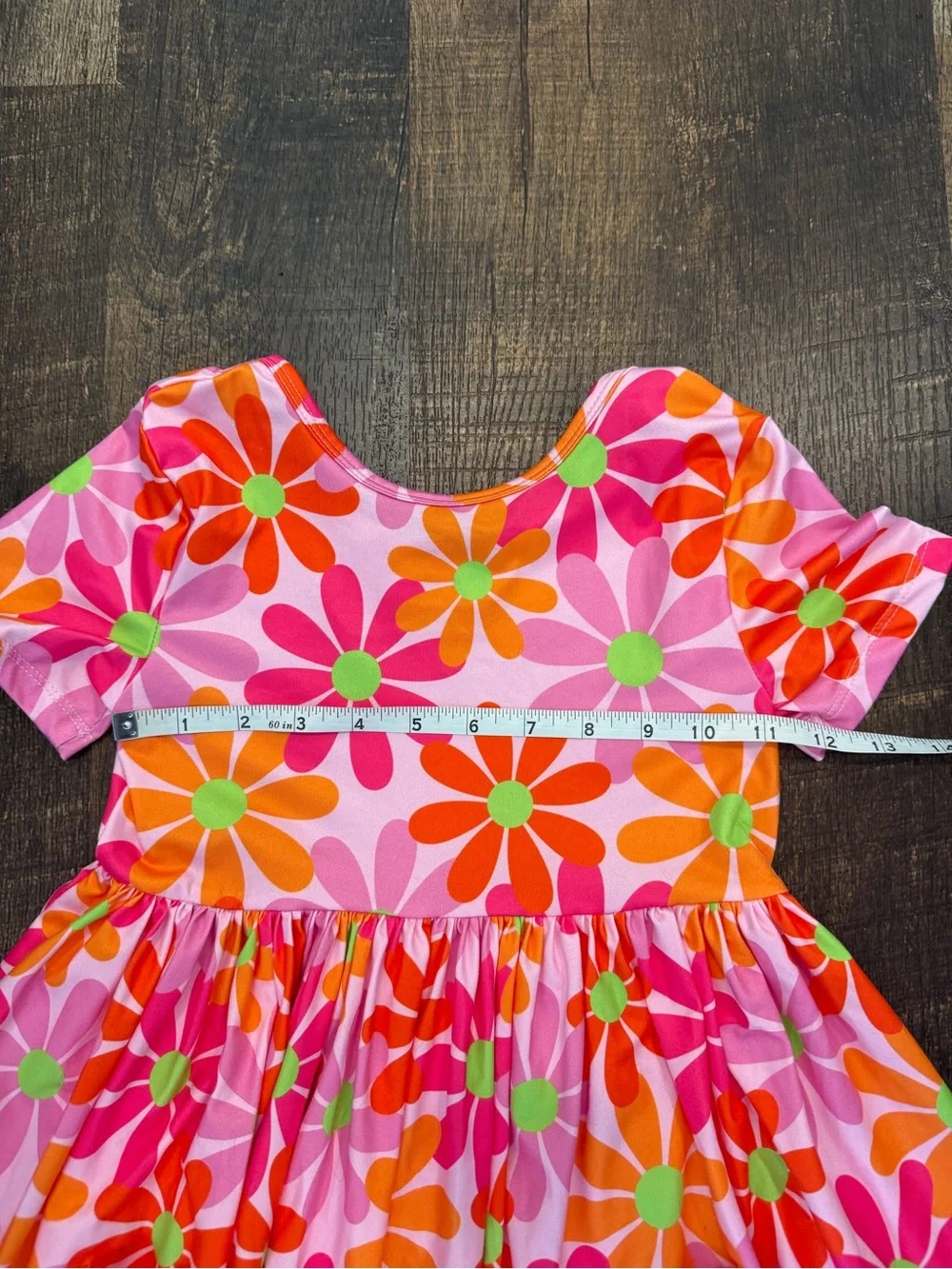 Mila & Rose RETRO DAISIES S/S POCKET TWIRL DRESS NWOT